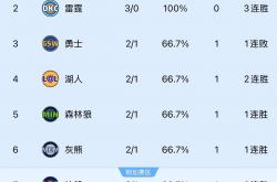 NBA西部球队排名及季后赛前景(jǐng)分(fēn)析