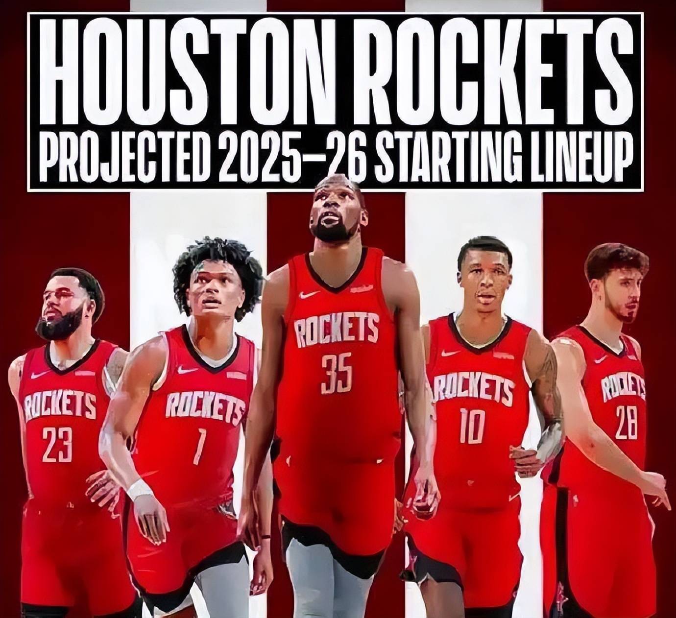 火箭锋线告急！5300万引援缺席揭幕战，杜兰特成唯一指望